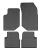 Set covorase auto din cauciuc Jeep Avenger 2023- ; Fiat 600 2023-, Benzina, Negre AutoDrive ProParts