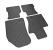 Set covorase auto din cauciuc Jeep Compass (MP) 2017-, Negre AutoDrive ProParts