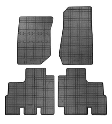 Set covorase auto din cauciuc Jeep Wrangler 3 (JK) 2007-2018, Negre AutoDrive ProParts