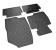 Set covorase auto din cauciuc Mazda 3 (BM) 2013-2019; Mazda 6 (GJ) Combi 2013-2024 , Negre AutoDrive ProParts