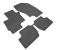 Set covorase auto din cauciuc Mitsubishi Outlander 3 (GG/ GF) 2014-, Hybrid, Negre AutoDrive ProParts
