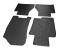 Set covorase auto din cauciuc Nissan Navara 2016-; Renault Alaskan 2016-, Negre AutoDrive ProParts