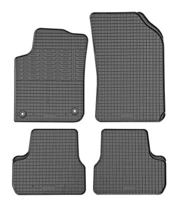 Set covorase auto din cauciuc Peugeot 208 2012-2020; Peugeot 2008 2013-2020, Negre AutoDrive ProParts