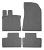 Set covorase auto din cauciuc Renault Captur 2019-; Renault Captur Hybryd 2020-; Mitsubishi ASX 2023-, Negre AutoDrive ProParts