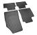 Set covorase auto din cauciuc Renault Clio 5 2019-; Clio 5 Hybrid 2020-; Mitsubishi Colt 2024-, Negre AutoDrive ProParts