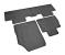 Set covorase auto din cauciuc Renault Scenic 2016-2022; Grand Scenic 2016-2022, Negre AutoDrive ProParts