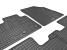 Set covorase auto din cauciuc Renault Scenic 2016-2022; Grand Scenic 2016-2022, Negre AutoDrive ProParts
