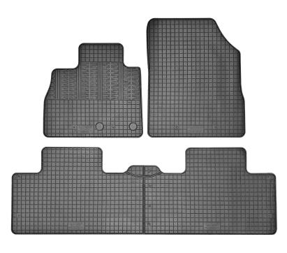 Set covorase auto din cauciuc Renault Scenic 2016-2022; Grand Scenic 2016-2022, Negre AutoDrive ProParts