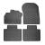 Set covorase auto din cauciuc Renault Zoe 2012-2018; 2019-, Negre AutoDrive ProParts