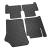 Set covorase auto din cauciuc VW E-Up 2019-; Skoda Citigo E 4 2019-; Seat Mii 2019-, Electric, Negre AutoDrive ProParts