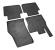 Set covorase auto din cauciuc Skoda Kodiaq (NS) 2016-2024; VW Tiguan Allspace 2017-2024; Seat Tarraco 2018- , cu prelungire zona repaus, Negre AutoDrive ProParts