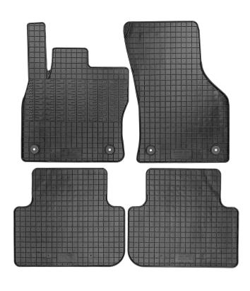 Set covorase auto din cauciuc Skoda Octavia 3 (5E) 2013-2020; Skoda Octavia 4 2020-, cu prelungire zona repaus, Negre AutoDrive ProParts