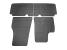 Set covorase auto din cauciuc Tesla S 2012-, Negre AutoDrive ProParts