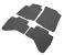 Set covorase auto din cauciuc Toyota Aygo (AB40) 2014-2022, Negre AutoDrive ProParts