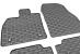 Set covorase auto din cauciuc Toyota BZ4X (EAM10) 2022-, Electric, Negre AutoDrive ProParts