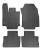 Set covorase auto din cauciuc Toyota Rav 4 (XA50) 2019-, Hybryd; Suzuki Across 2020-, Negre AutoDrive ProParts