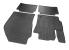 Set covorase auto din cauciuc Toyota Corolla (E21) 2019-, Sedan / Combi / Hybrid; Suzuki Swace Hybrid 2020-, Negre AutoDrive ProParts