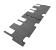 Set covorase auto din cauciuc VW T6 Caravelle 2015- (randul 3) 2 Usi culisante stanga , dreapta, Negre AutoDrive ProParts