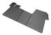 Set covorase auto din cauciuc VW T7 Multivan 2022- ( randul 1 ) cu sistem fixare, Negre AutoDrive ProParts