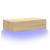 Comodă TV cu lumini LED, stejar sonoma, 60x35x15,5 cm GartenMobel Dekor