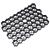 Grilaje de gazon, 16 buc., negru, 60x40x3 cm, plastic GartenMobel Dekor