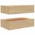 Comode TV cu lumini LED, 2 buc., stejar sonoma, 60x35x15,5 cm GartenMobel Dekor