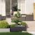 Jardinieră Negru 100x100x40 cm Oțel GartenMobel Dekor