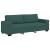 Set de canapele cu perne, 3 piese, verde închis, textil GartenMobel Dekor