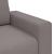 Set de canapea cu perne, 3 piese, gri taupe, material textil GartenMobel Dekor