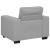 Set de canapele cu perne, 3 piese, gri nor, textil GartenMobel Dekor
