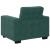 Set de canapele cu perne, 3 piese, verde închis, catifea GartenMobel Dekor