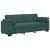 Set de canapele cu perne, 3 piese, verde închis, catifea GartenMobel Dekor