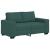 Set de canapele cu perne, 2 piese, verde închis, textil GartenMobel Dekor