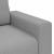 Set de canapele cu perne, 2 piese, gri nor, textil GartenMobel Dekor