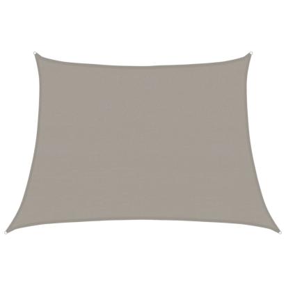 Pânză parasolar, gri deschis, 4/5x3 m, HDPE, 160 g/m², trapez GartenMobel Dekor