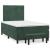 Pat box spring cu saltea, verde închis, 120x200 cm, catifea GartenMobel Dekor