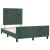 Cadru de pat fără saltea verde închis 120x190 cm catifea GartenMobel Dekor