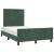 Cadru de pat fără saltea verde închis 120x190 cm catifea GartenMobel Dekor