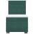 Pat box spring cu saltea, verde închis, 100x200 cm, catifea GartenMobel Dekor