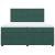 Pat box spring cu saltea, verde închis, 200x200 cm, catifea GartenMobel Dekor