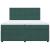 Pat box spring cu saltea, verde închis, 200x200 cm, catifea GartenMobel Dekor