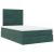 Cadru de pat otoman cu saltele, catifea verde închis 120x200cm GartenMobel Dekor