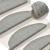 Covorașe scară 30 buc gri deschis 56x17x3 cm GartenMobel Dekor