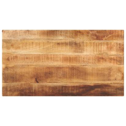 Blat masă, 100x50x3,8 cm, dreptunghiular, lemn masiv mango brut GartenMobel Dekor