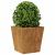 Jardinier de grădină 40x40x40 cm Oțel pentru intemperii GartenMobel Dekor