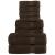 Set de prosoape premium SOLUND, 8 piese, maro, 600 g/m² GartenMobel Dekor