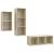 Set de dulapuri TV, 3 piese, stejar Sonoma, lemn prelucrat GartenMobel Dekor