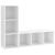 Dulapuri TV, 2 buc., alb, 107x35x37 cm, lemn prelucrat GartenMobel Dekor