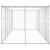Padoc câini de exterior cu acoperiș, 12,1 m², oțel galvanizat GartenMobel Dekor