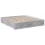 Cadru de pat cu sertare gri beton 200x200 cm lemn prelucrat GartenMobel Dekor